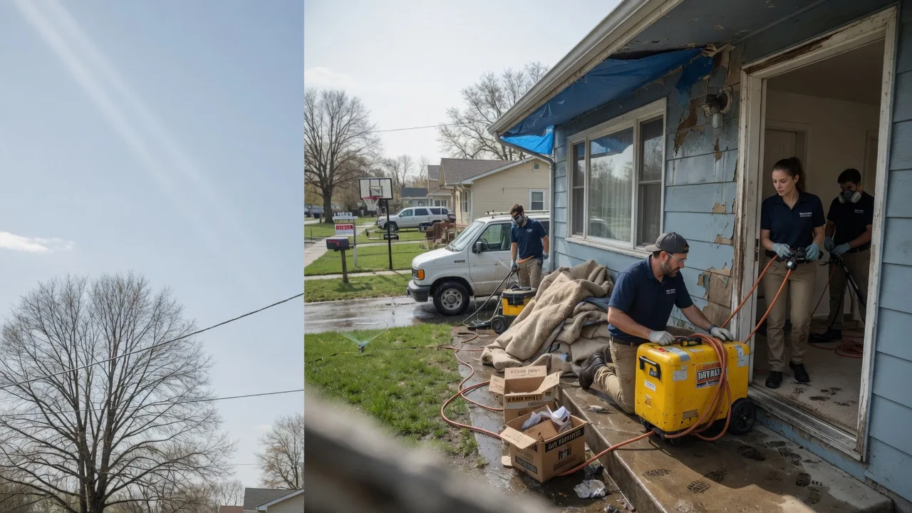 Basement Flood Cleanup in Bismarck, MO near me